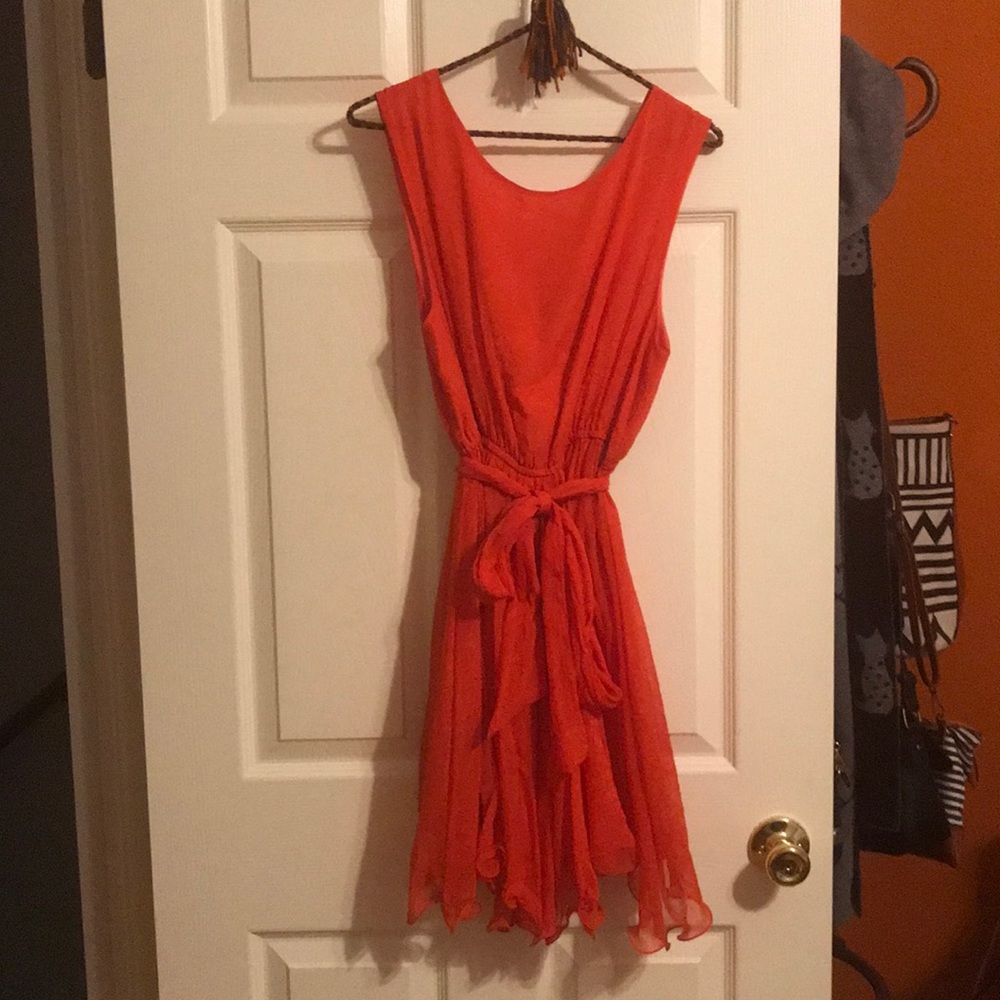 Cute Red-Orange Dress